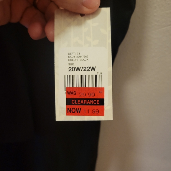 SOFT SENSATIONS Long Sleeved Lightweight Black Shift Dress (22/24) - Picture 5 of 5